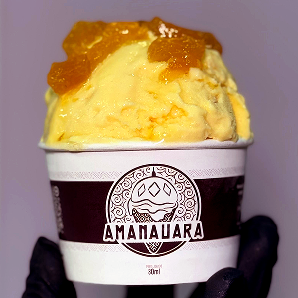 Picolé Amanauara sabor ABACAXI
