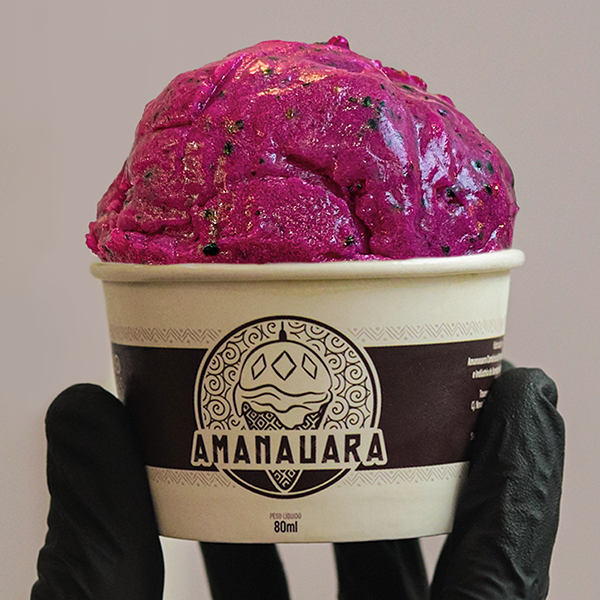 Sorvete Amanauara sabor SORBET DE PITAYA