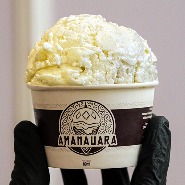 Sorvete Amanauara sabor TAPIOCA